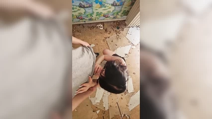 Чпокен в заброшенном общежитии