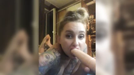 Парочка красиво долбится для подписчиков