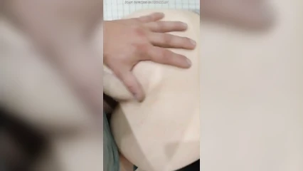 Член входит в мою Дашу сзади