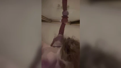 Выебал рот жены дилдаком